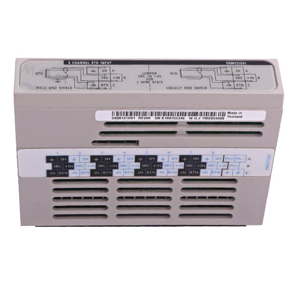 5X00121G01 New Ovation 8 Channel RTD Input Module